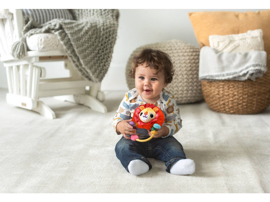 Il mio primo sonaglio di stoffa Giungla il Leone Vtech 80-536222