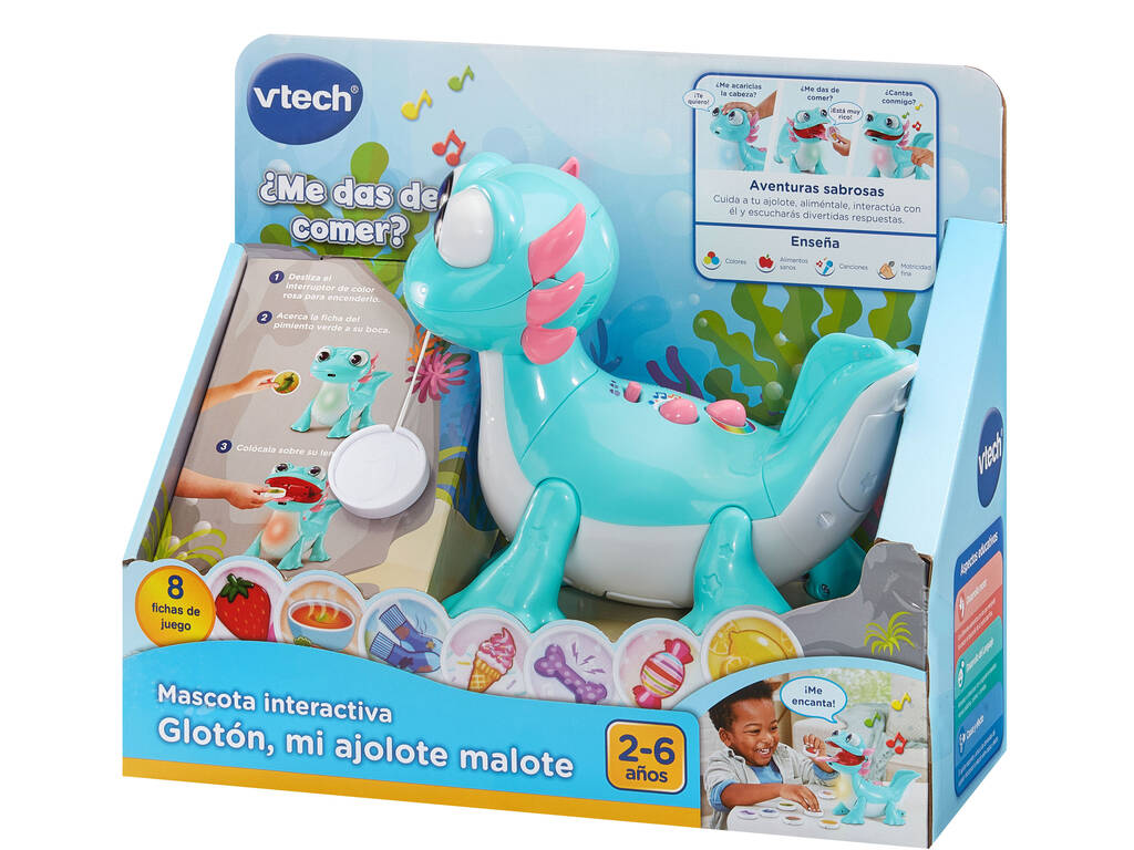 Ghiottone Il mio Axolotl Cattivone Vtech 80-554157