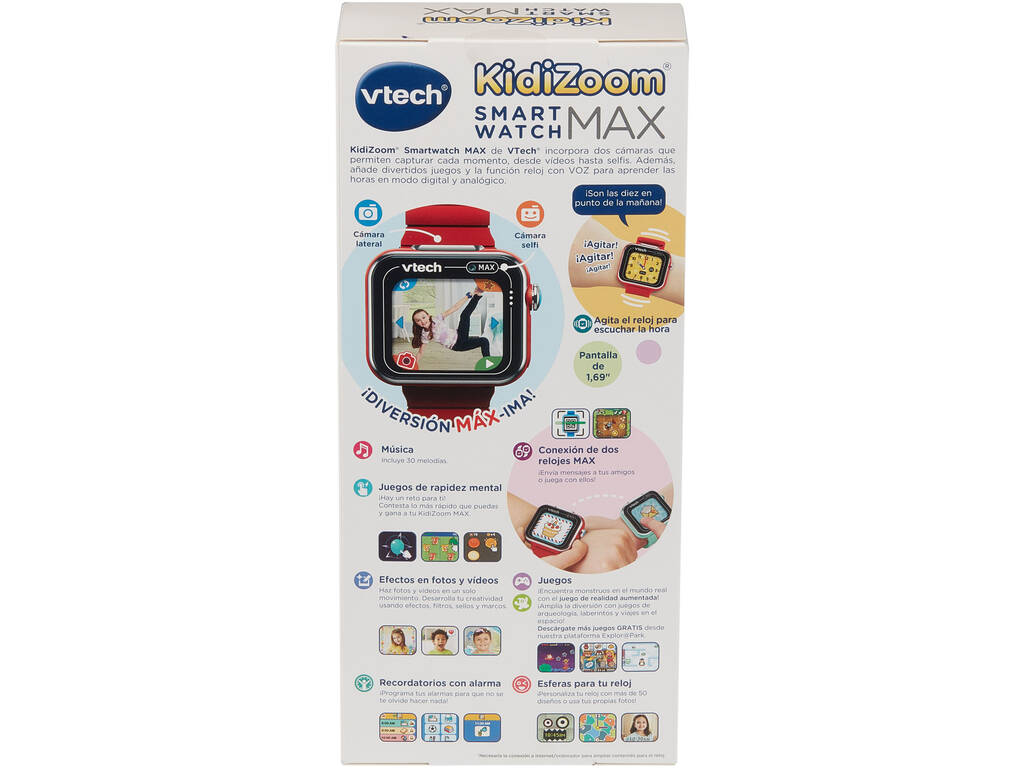 KidiZoom Smart Watch Max Rosso Vtech 80-531627