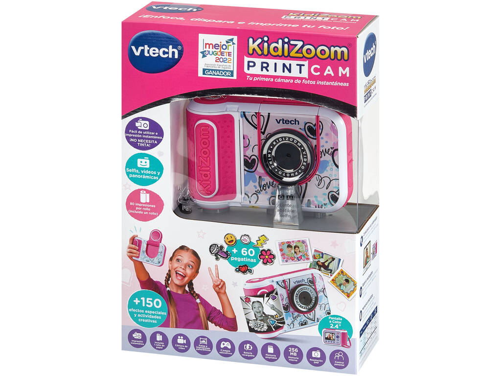 KidiZoom Print Rose Caméra Vtech 80-549157