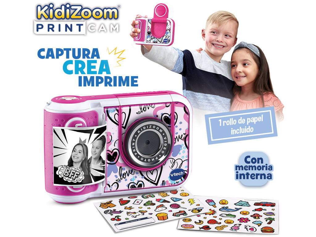 KidiZoom Print Rose Caméra Vtech 80-549157