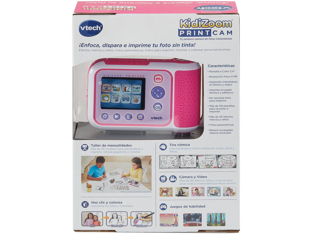 KidiZoom Print Rose Caméra Vtech 80-549157