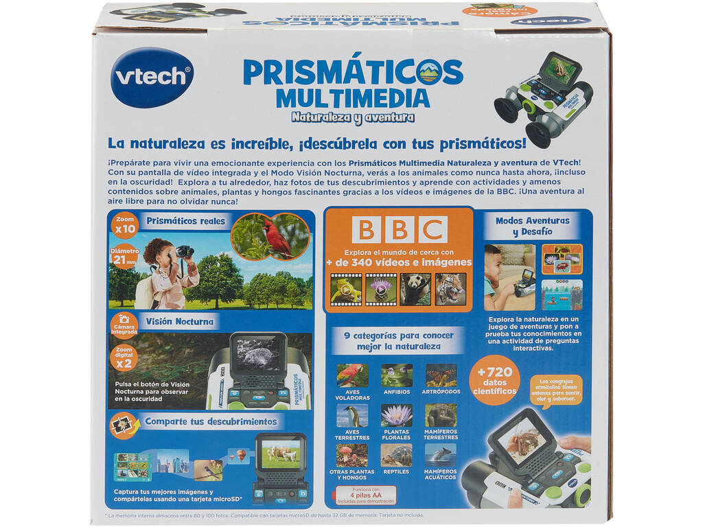 Jumelles Multimédia Nature et aventure Vtech 80-618622