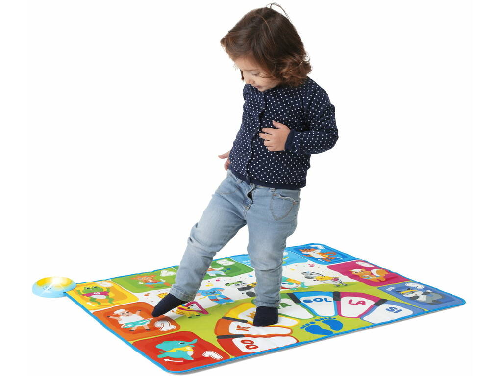 Tapis musical Happy Music 2-en-1 avec musique et lumière