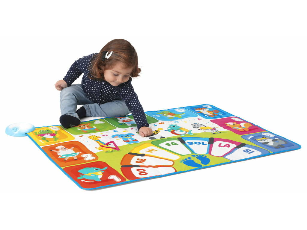 Tapis musical Happy Music 2-en-1 avec musique et lumière