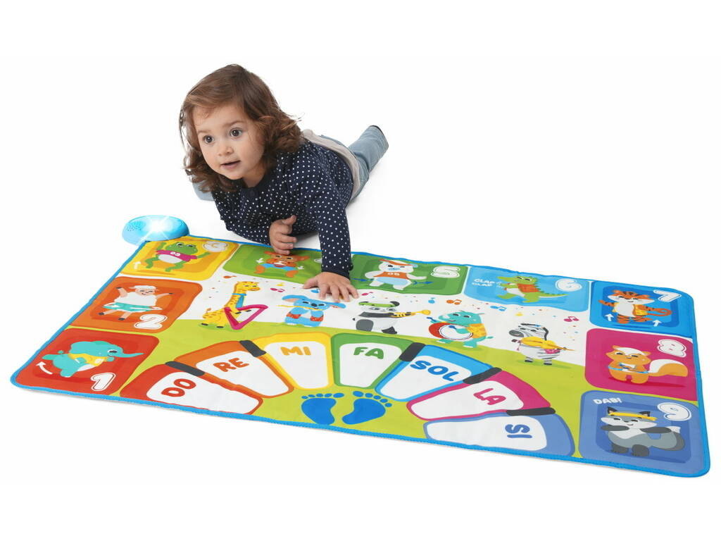 Tapis musical Happy Music 2-en-1 avec musique et lumière