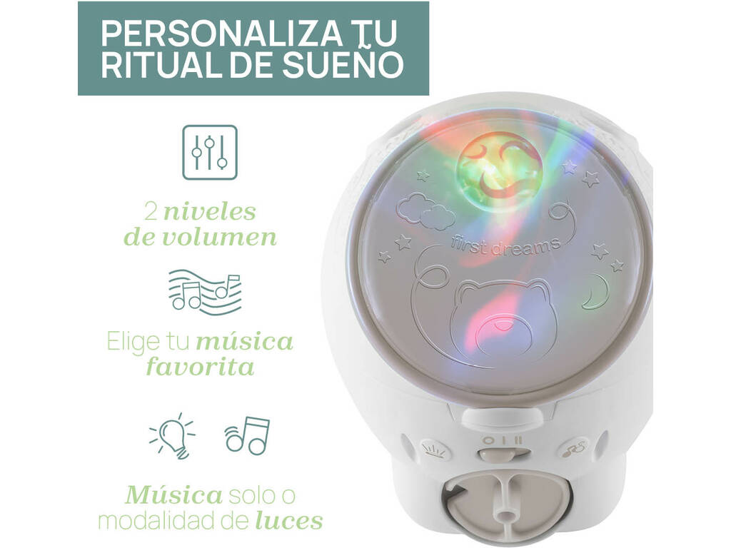 Projecteur ours polaire 2 en 1 avec musique