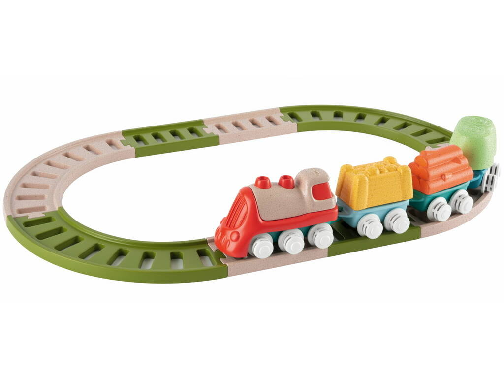 Eco+ Baby Railway Zugset mit 18 Teilen