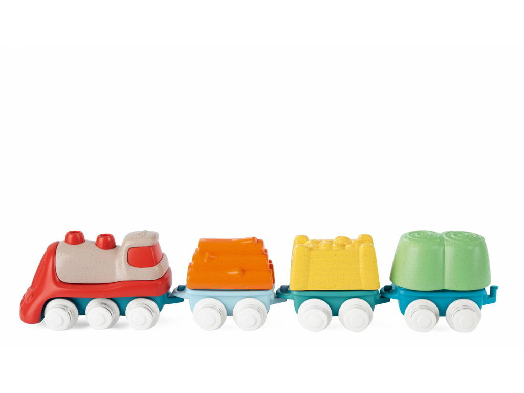 Eco+ Baby Railway Zugset mit 18 Teilen