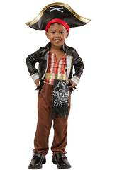 Costume de b�b� Pirate Bones Taille S