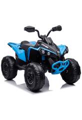 Quad à batterie bleue 12V avec lumières