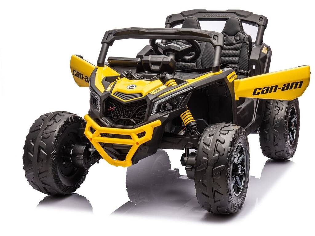Auto convertibile Buggy Maverick Giallo da 24V con telecomando