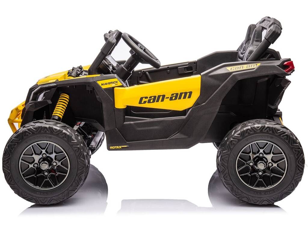 Auto convertibile Buggy Maverick Giallo da 24V con telecomando