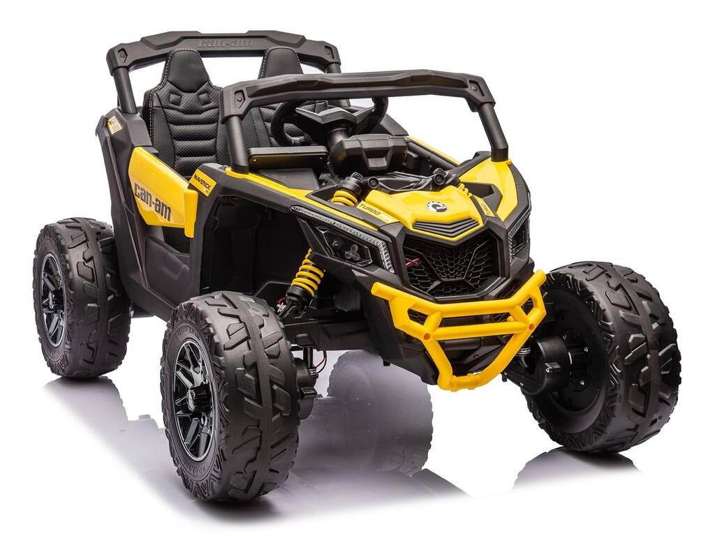 Auto convertibile Buggy Maverick Giallo da 24V con telecomando
