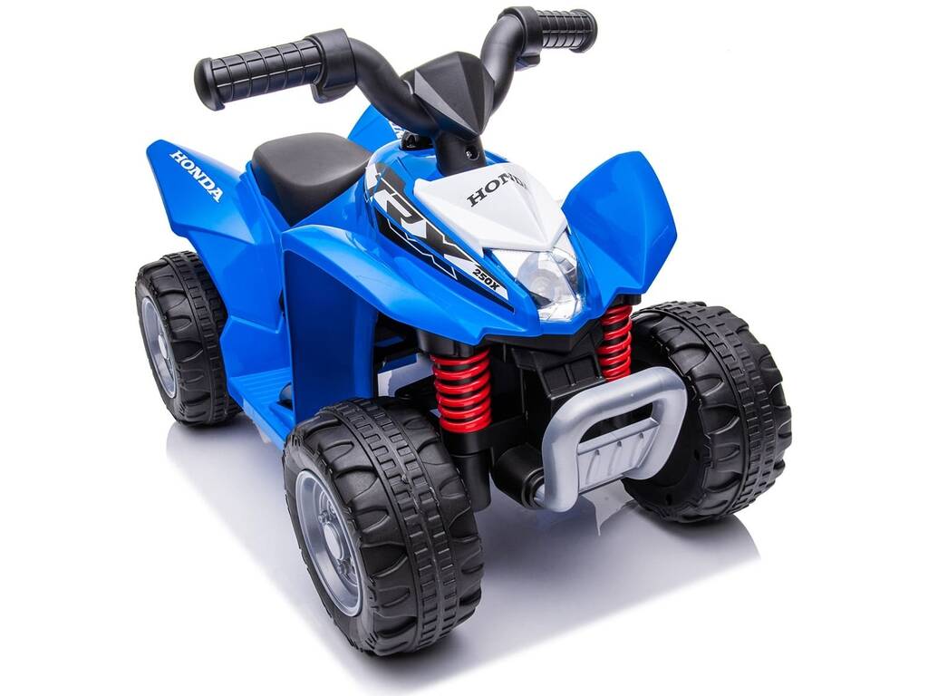 Moto a batteria Honda TRX Blu da 6V con luci
