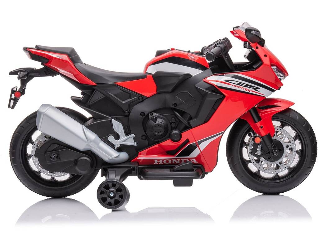 Moto a batteria Honda CBR 1000RR Rossa da 12V con luci