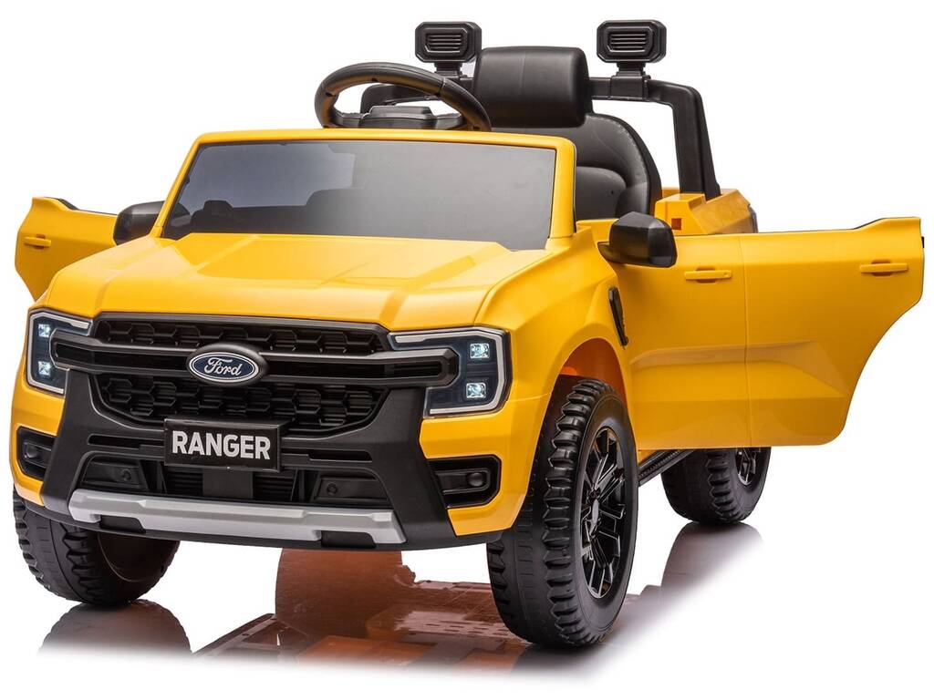 Auto convertibile Ford Ranger giallo da 12V con telecomando