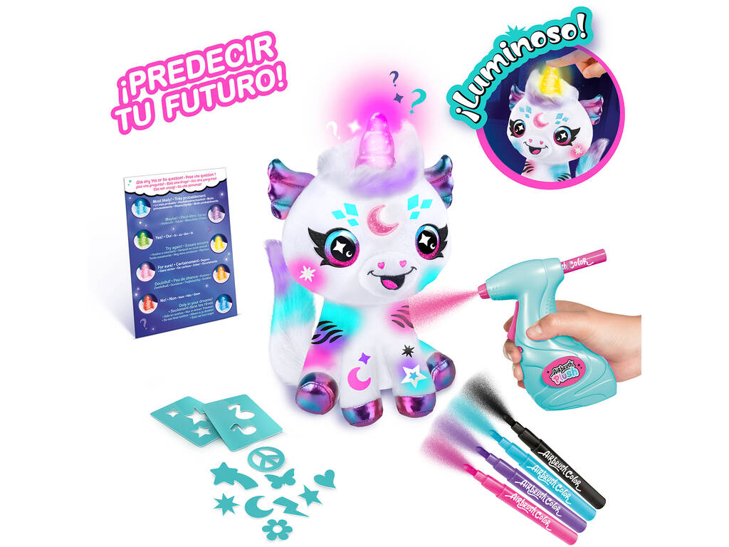 Airbrush Peluche Cosmic Unicorno Canal Toys AIR028