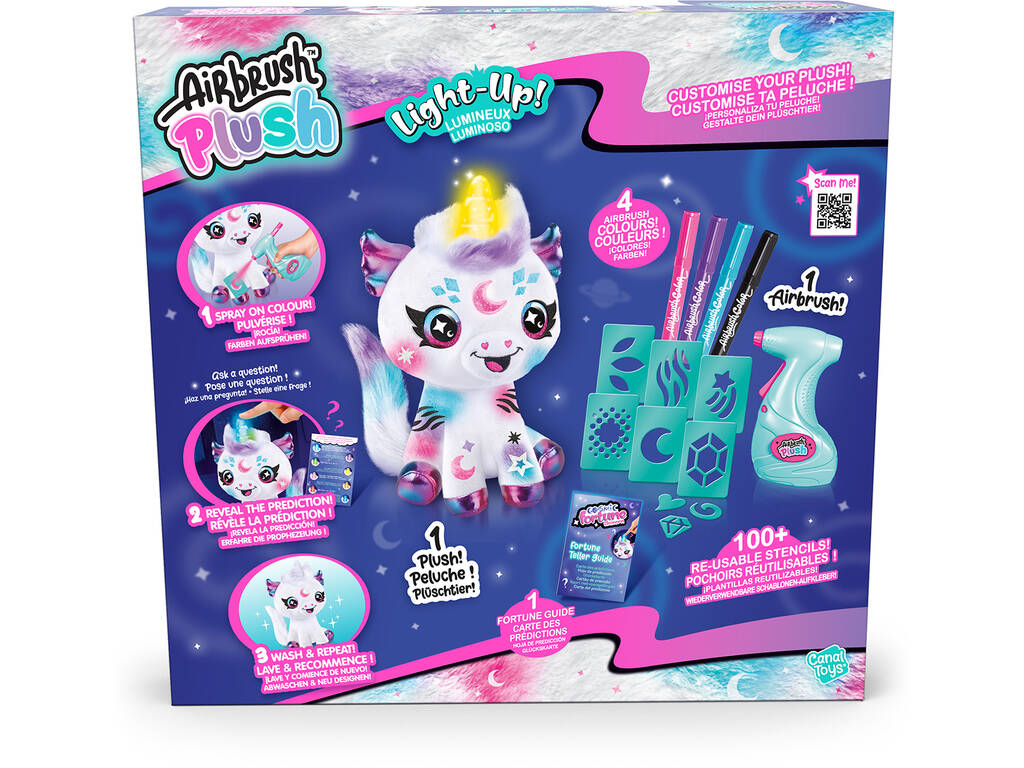 Airbrush Peluche Cosmic Unicorno Canal Toys AIR028