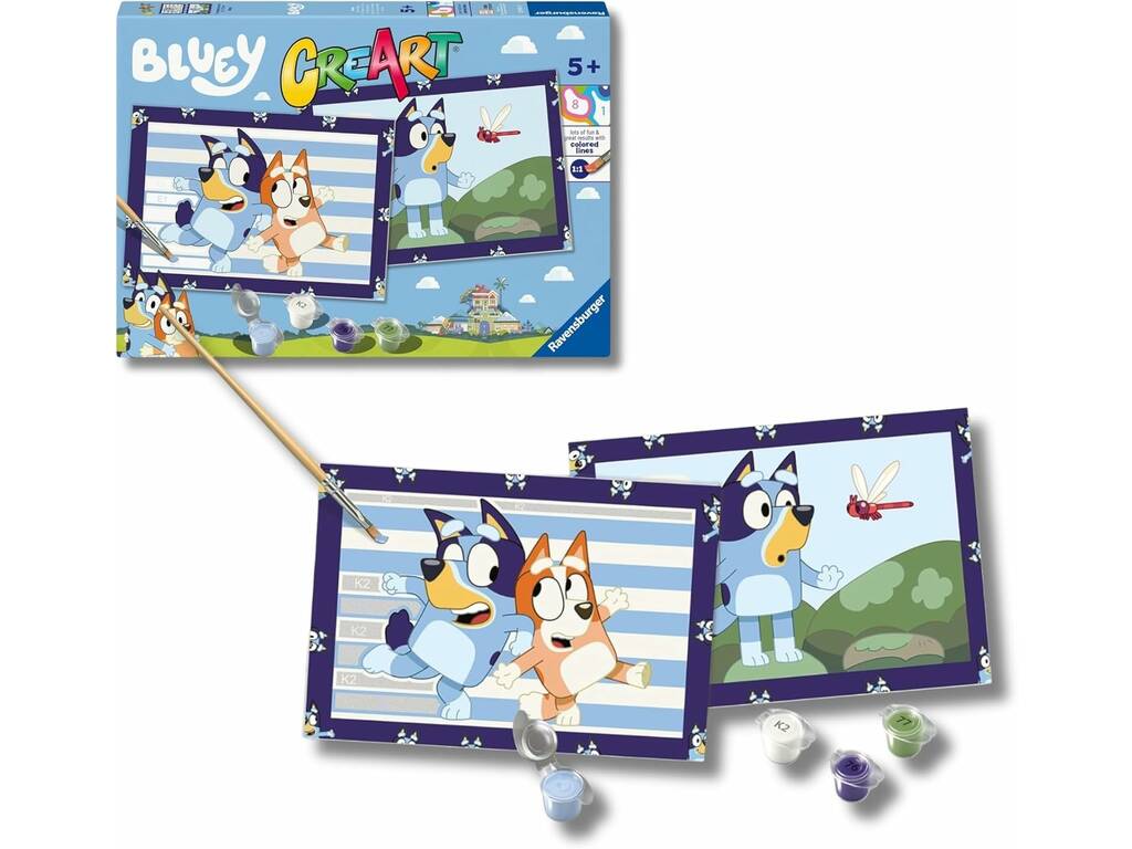 Creart Bluey con 2 Imágenes de Bluey