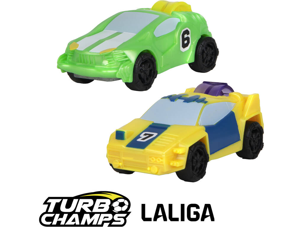 Turbo Champs La Liga Pack 2 veicoli con porte IMC Toys 927353