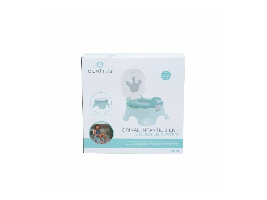 Vasino per bambini 3 in 1 Corona Blu Olmitos