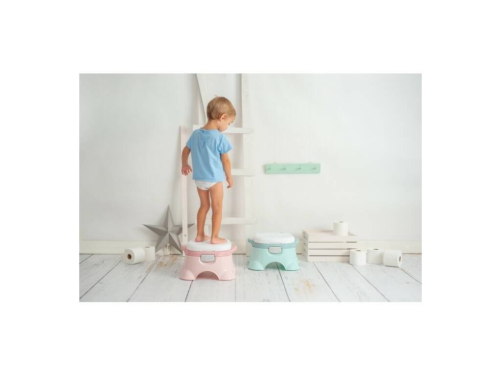 Olmitos Pink Crown Potty 3 en 1 pour enfants