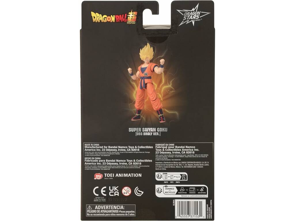 Dragon Ball Super Dragon Stars Series Figura Super Saiyan Goku DBS Broly Ver