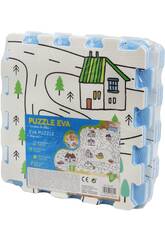 Puzzle Eva Landstraße für Babys 8 Teile