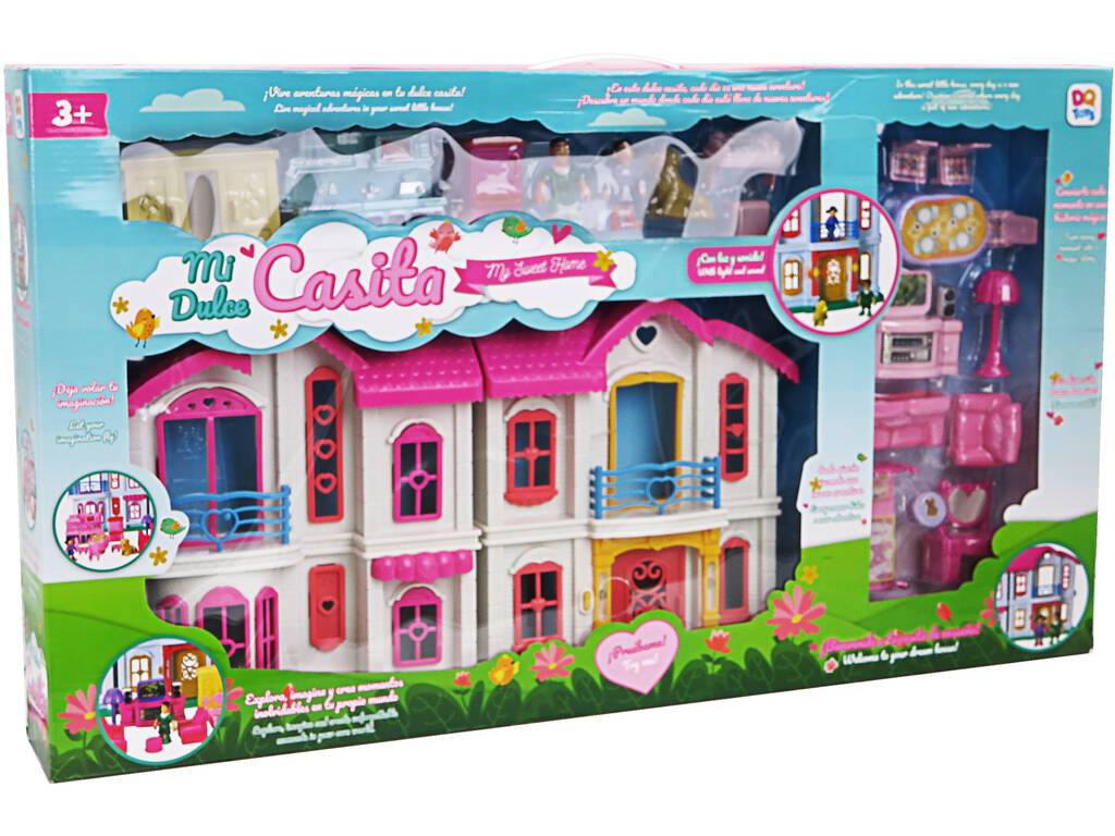 Ma jolie petite maison avec lumière, sons, figurines et accessoires