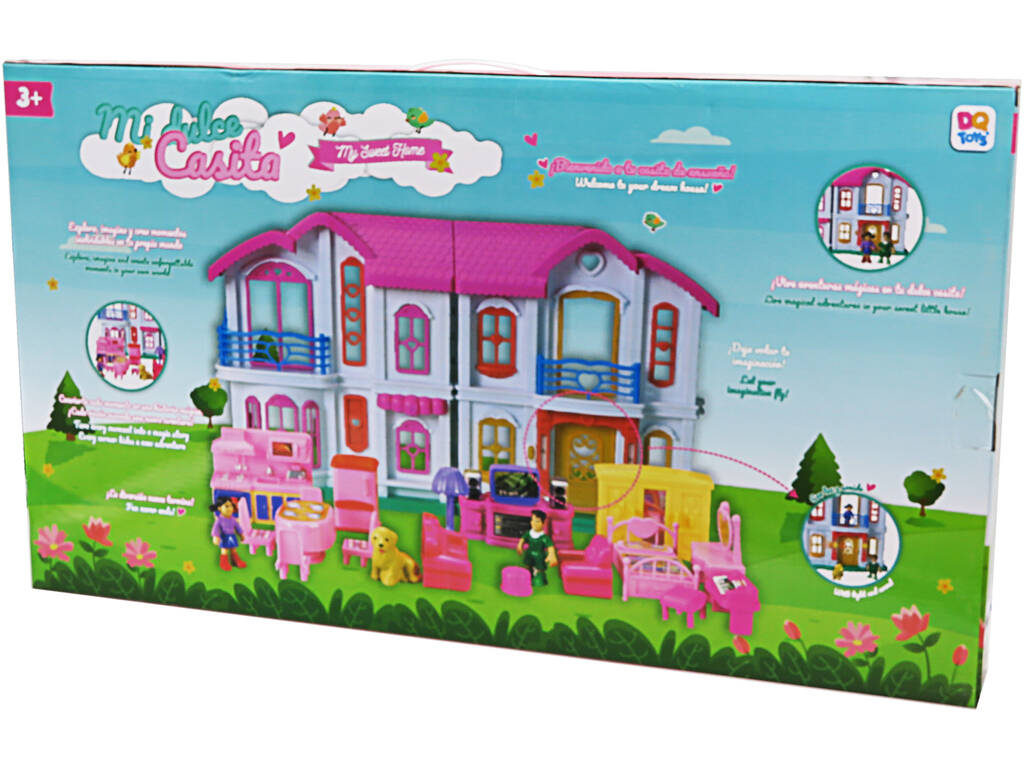 Ma jolie petite maison avec lumière, sons, figurines et accessoires