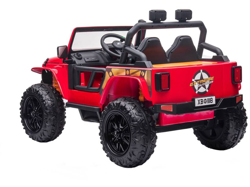Auto Convertibile Fuoristrada 4Speed Rosso da 12V con Radiocomando