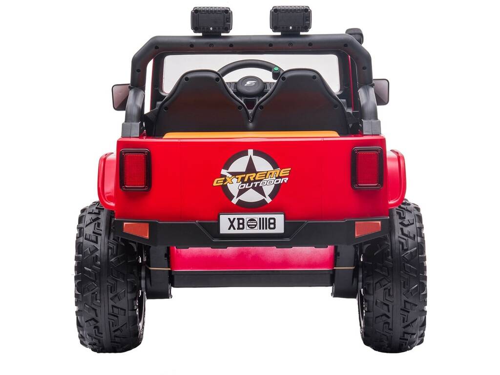 Auto Convertibile Fuoristrada 4Speed Rosso da 12V con Radiocomando