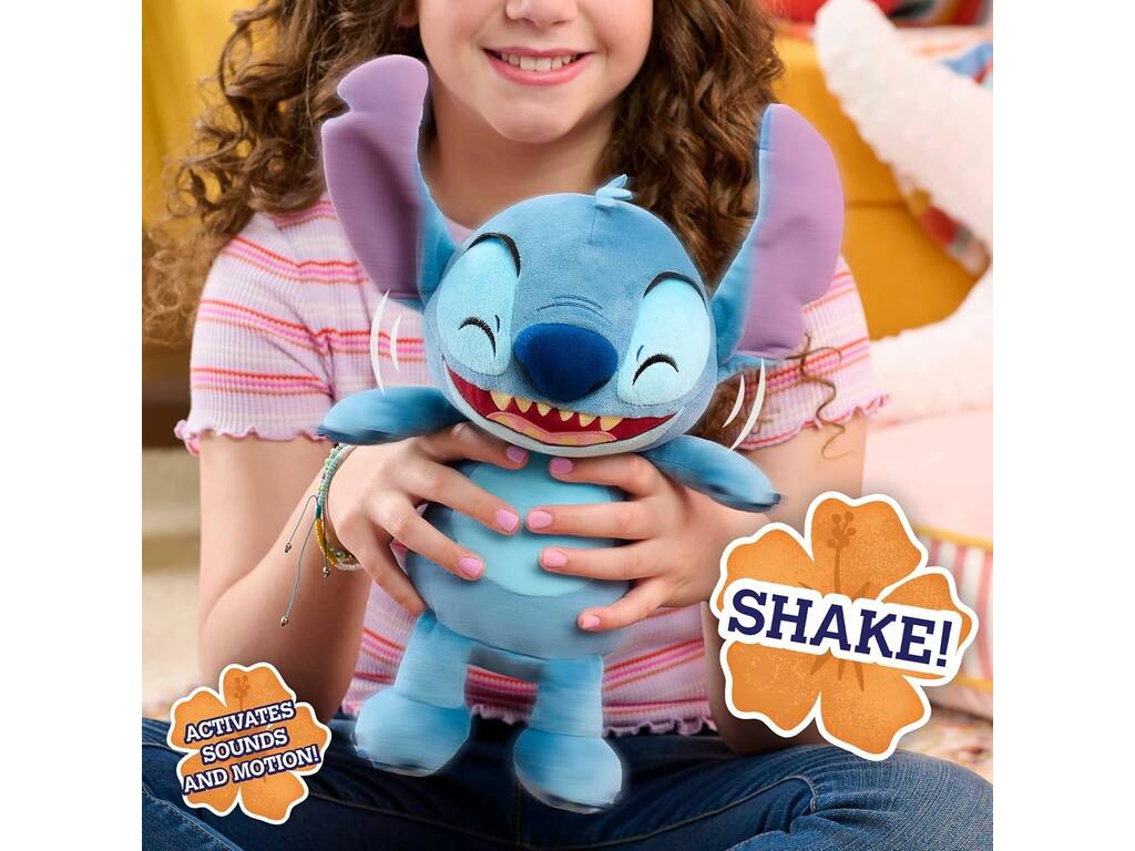 Disney Stitch 25 cm Stitch Make Me Laugh Jouet doux avec sons