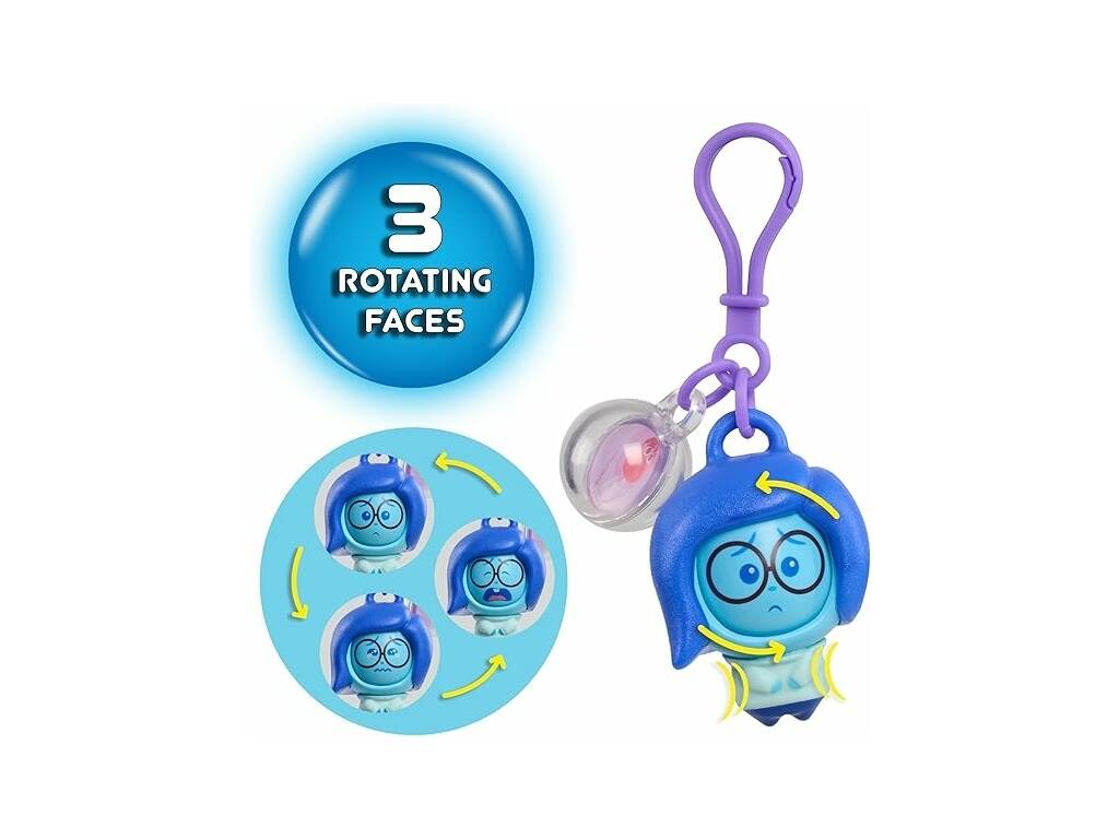 Figurine anti-stress Inside Out 2 avec boule de personnage