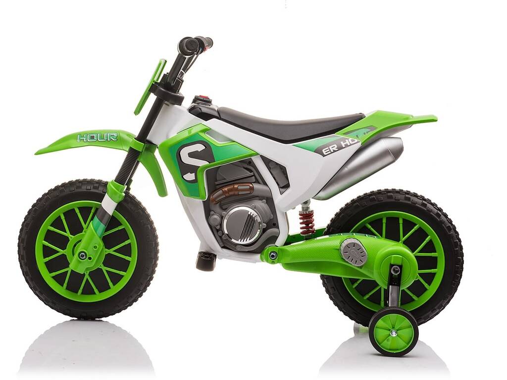 Moto cross batteria 12v 7 Ah. Verde
