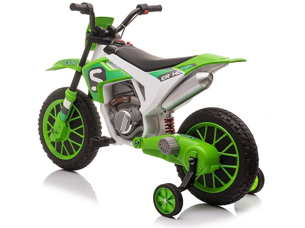 Moto cross batteria 12v 7 Ah. Verde