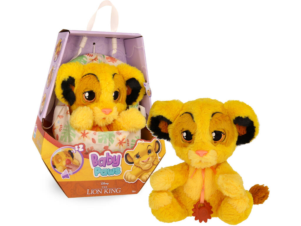 Baby Paws Il Re Leone Peluche Interattivo di Simba