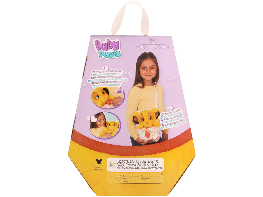 Baby Paws Il Re Leone Peluche Interattivo di Simba