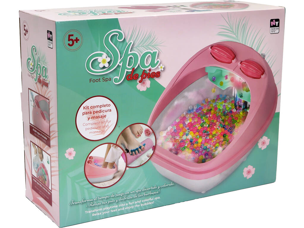 Spa de pieds avec pompes à eau et accessoires