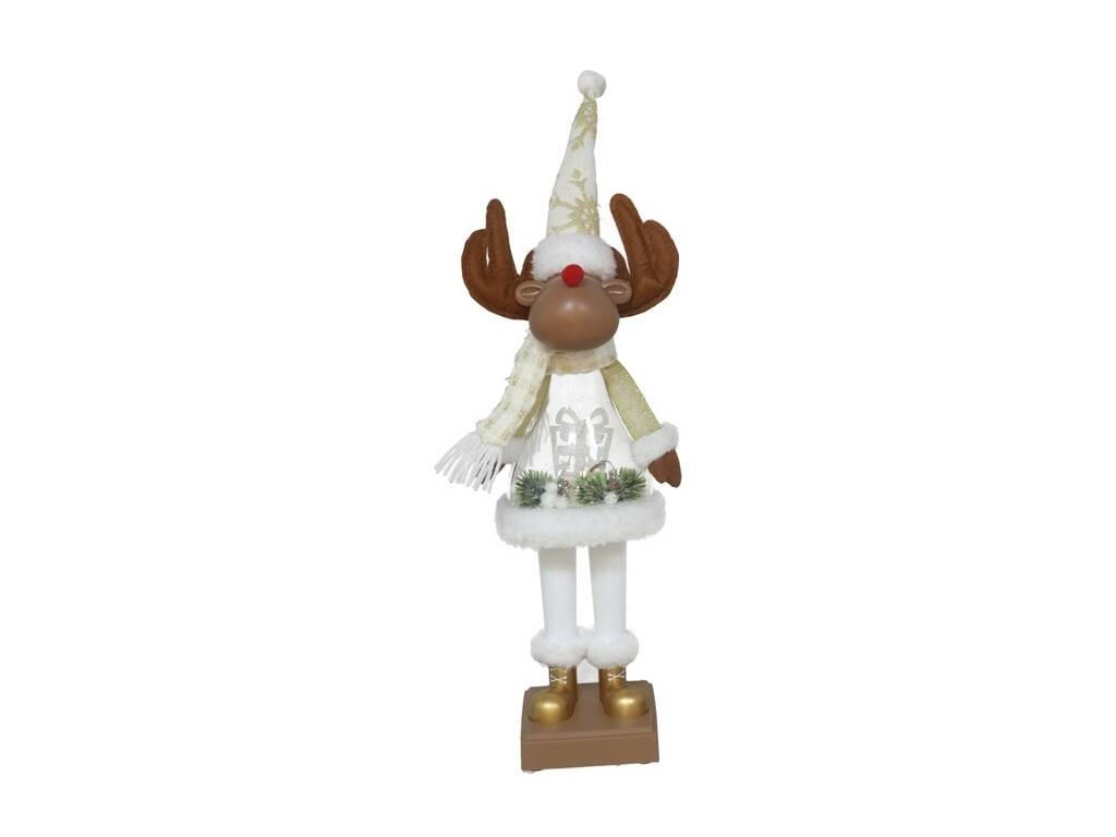 Figurine musicale décorative 56x14x11 cm avec lumière LED