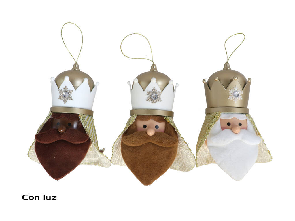 Ornement de Noël suspendu Pendentif homme sage 15x10x7 cm