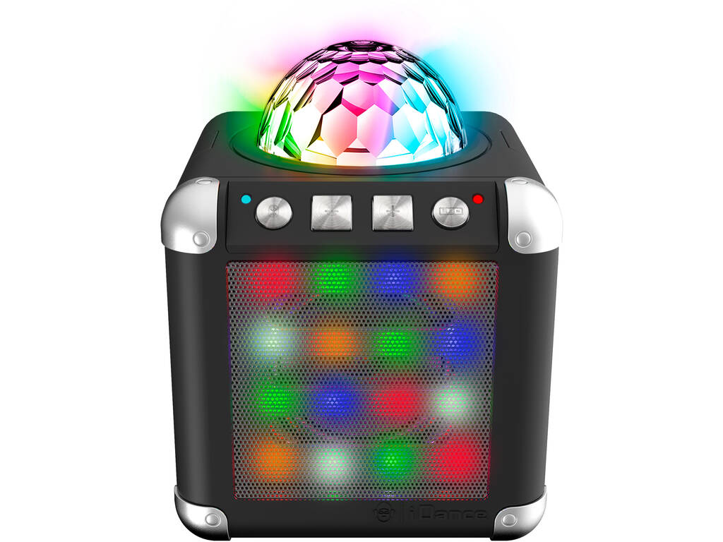 IDance Karaoke Avec 2 Microphones, Lumières Led et Boule Disco Cefa Toys 360