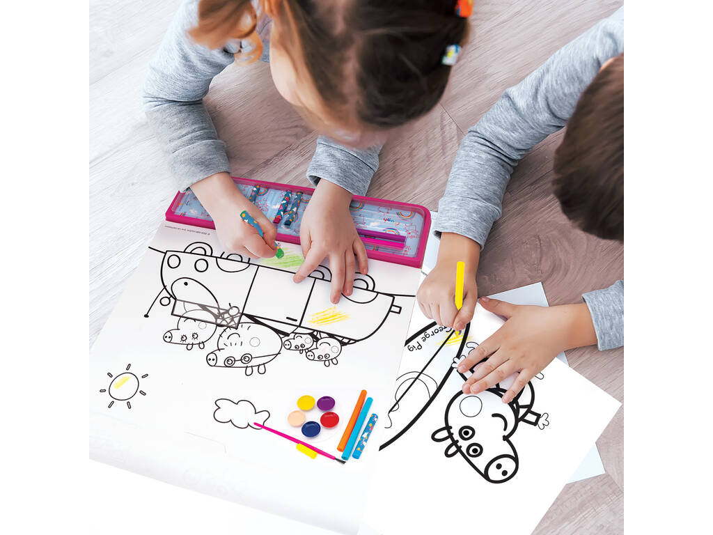 Peppa Pig Giga Block Attività 5 in 1 Cefa Toys 21883
