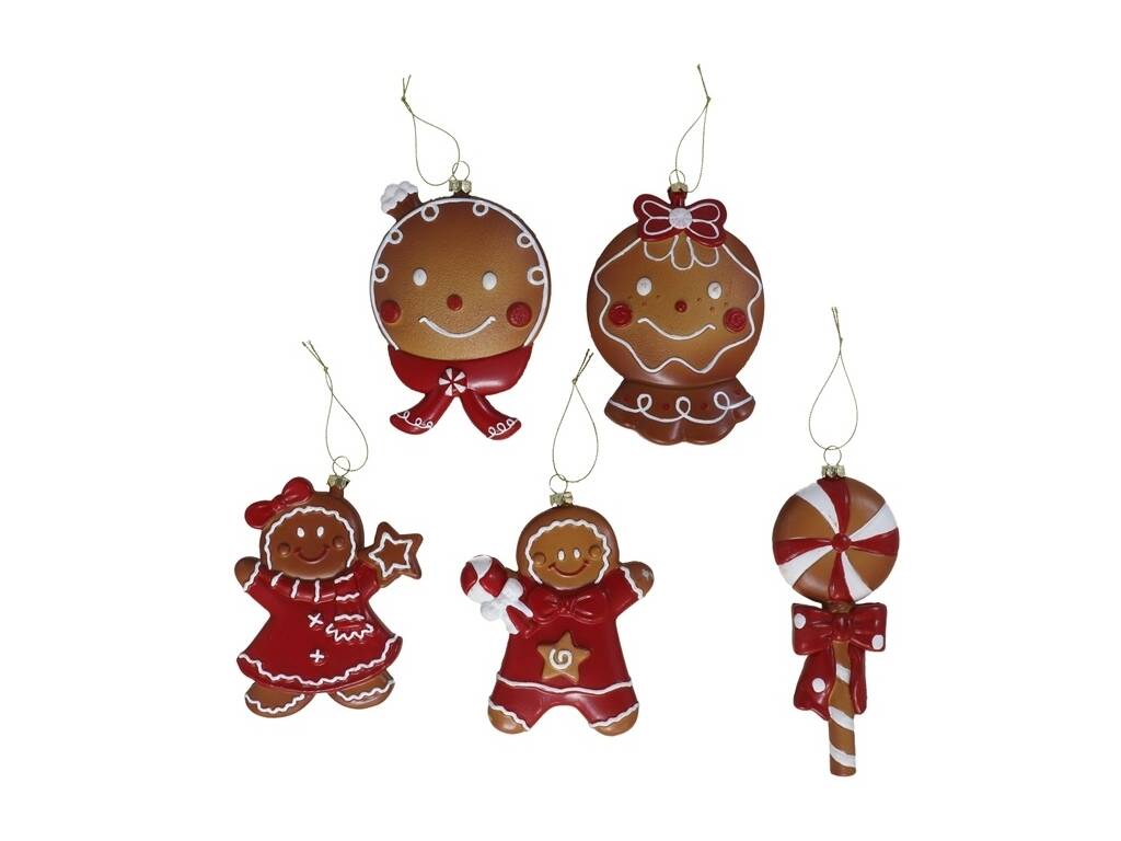 Ornement de Noël suspendu Cookie 13,5x10,5x2,7 cm