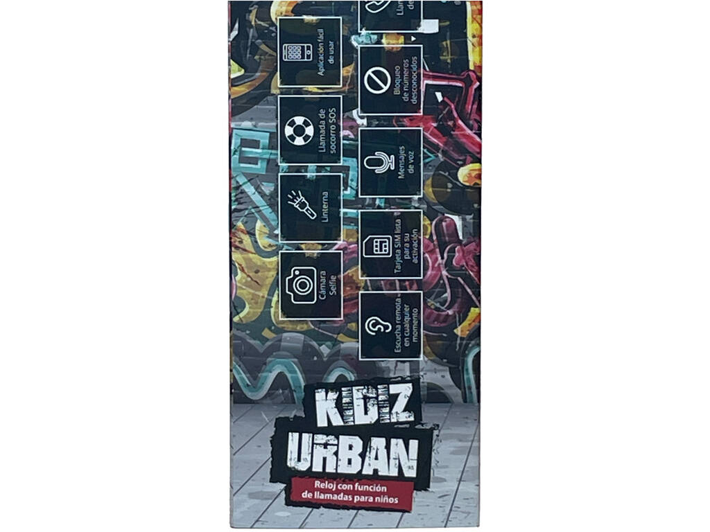 Montre intelligente HolaWatch Kidiz Urban Black Cefa Toys 1130