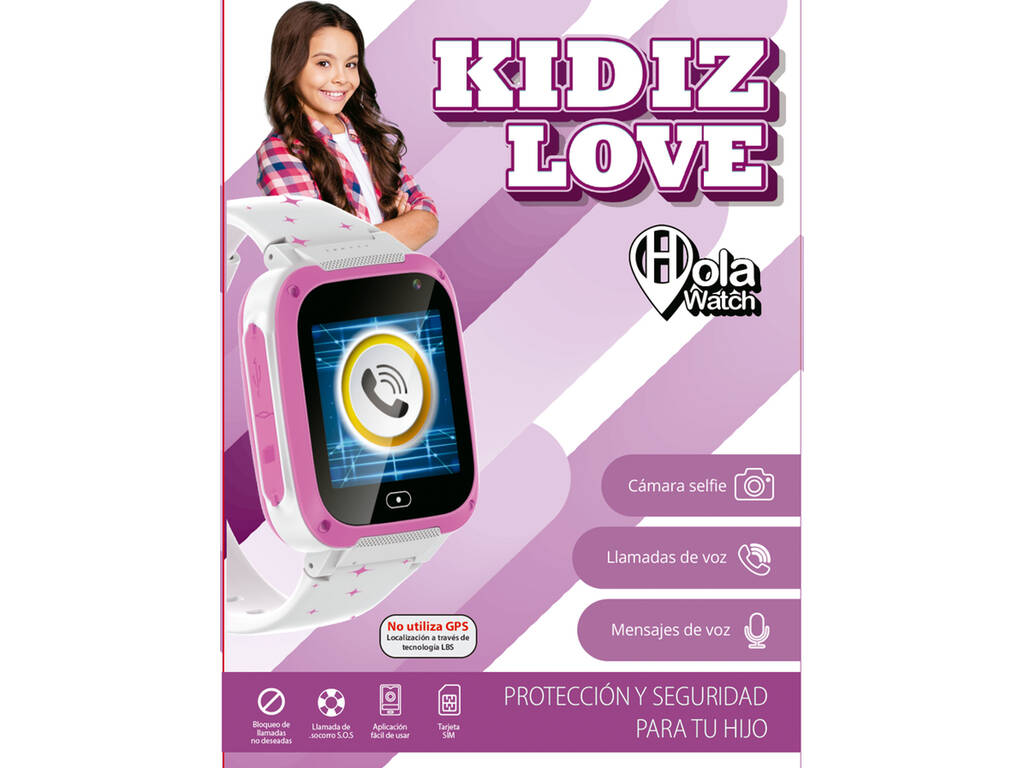Montre intelligente HolaWatch Kidiz Love Pink Cefa Toys 1131
