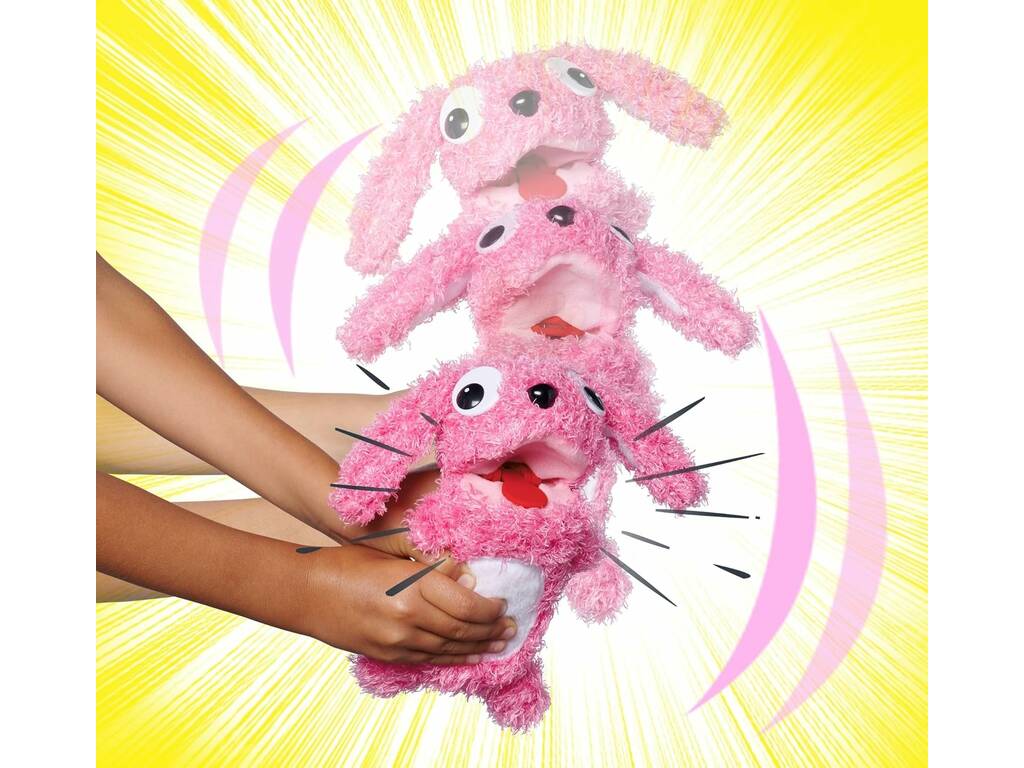 Screamerz Kuscheltier Lauter Rosa Hase