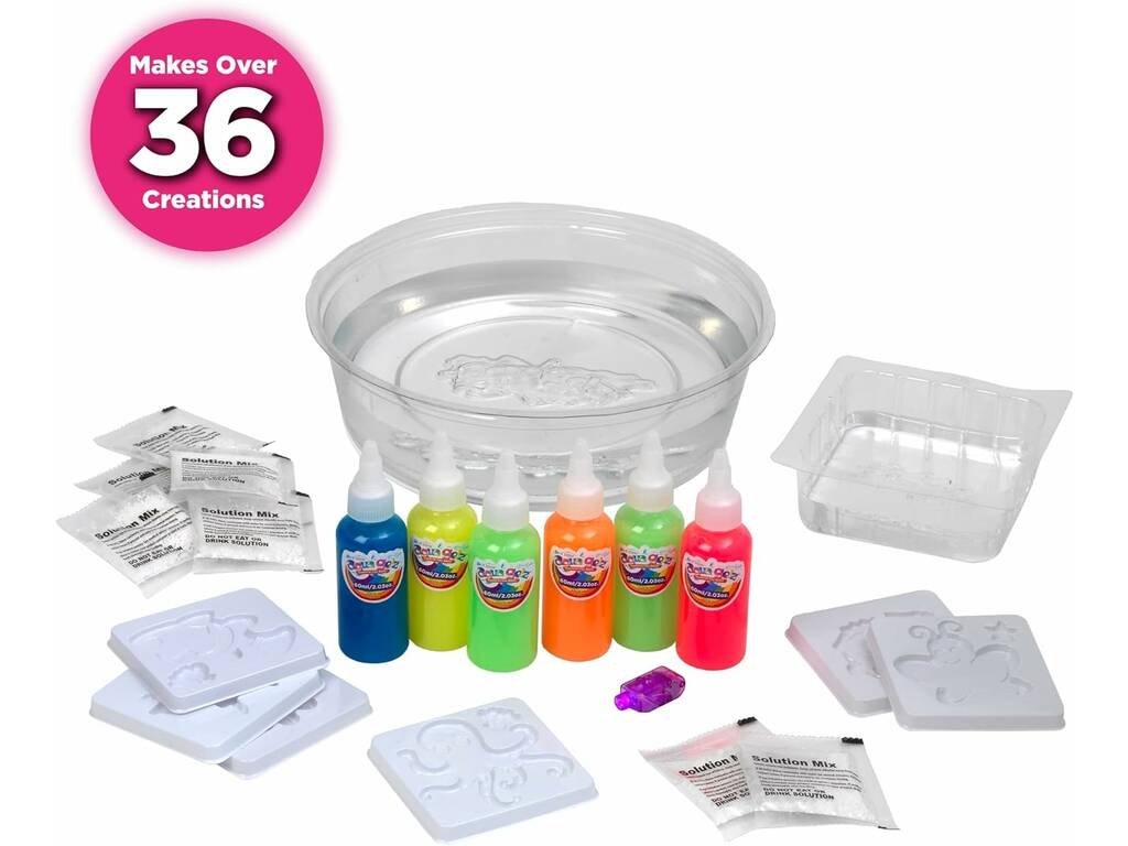 Aqua Gelz Glowz Deluxe Playset avec lampe de poche UV