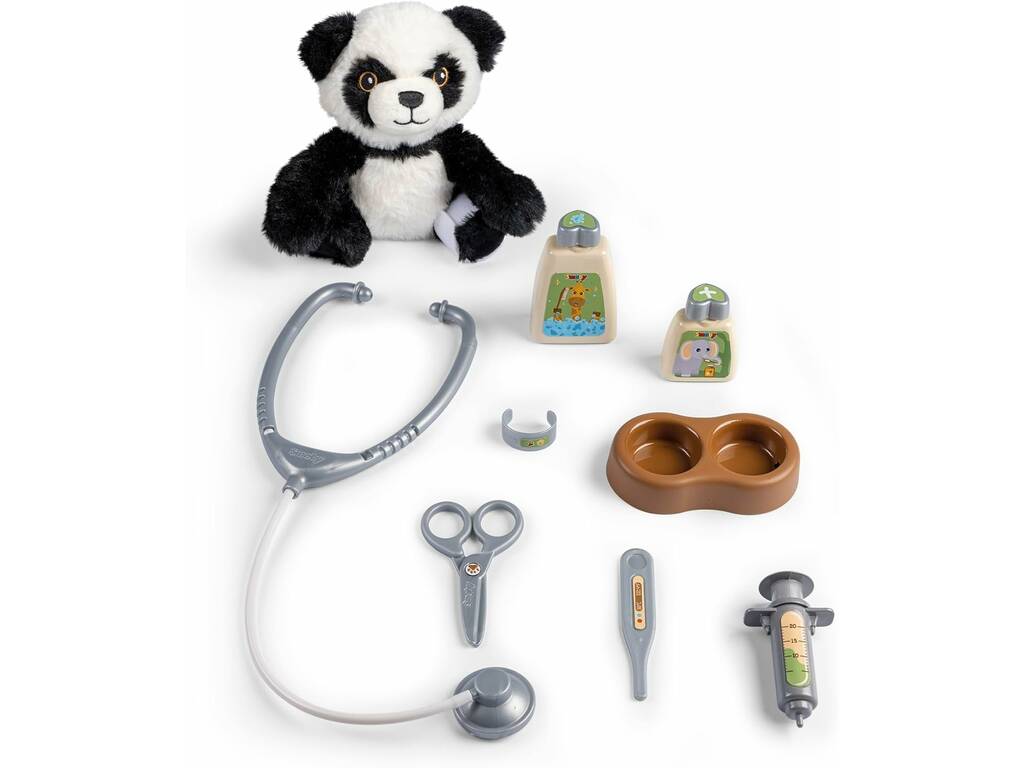 Chariot vétérinaire Smoby avec peluche pour les soins aux animaux 7600340405